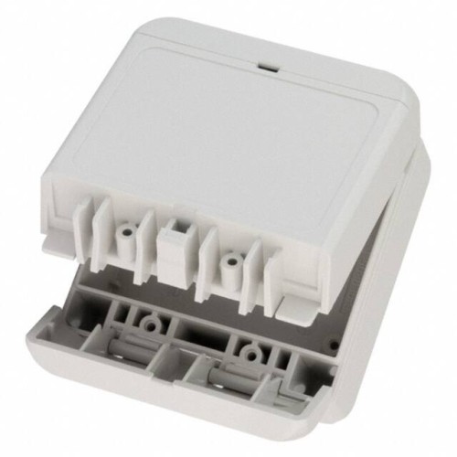 BOX PLAS GRAY 10.669"L X 6.693"W