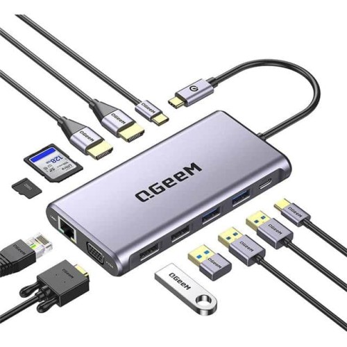 2 USB 2.0, 2 USB 3.0, USB-C, 2 H