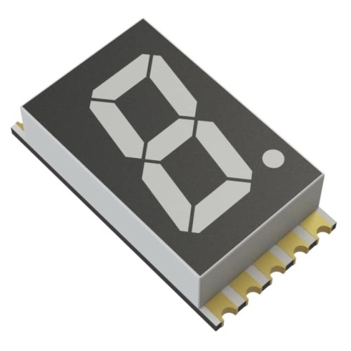 DISPLAY 7SEG 0.4" SGL WHT 10SMD