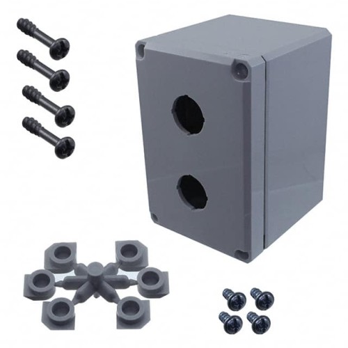 BOX PLAS GRAY 6.299"L X 3.150"W
