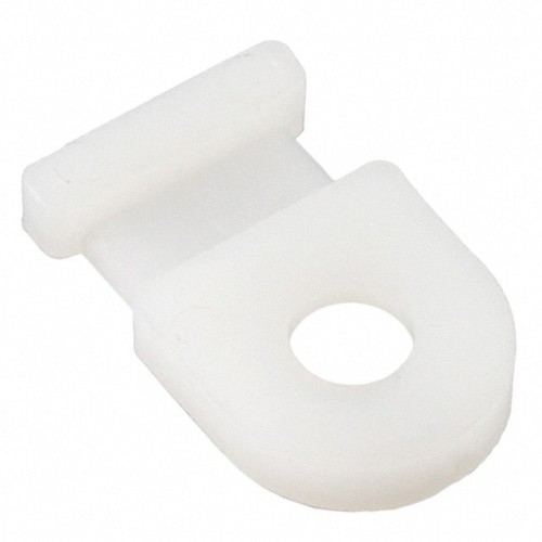 CABLE TIE HLDR SGL SCREW #8 NAT