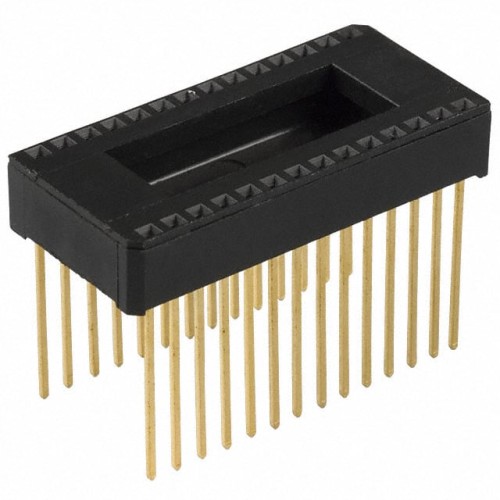 CONN IC DIP SOCKET 28POS GOLD