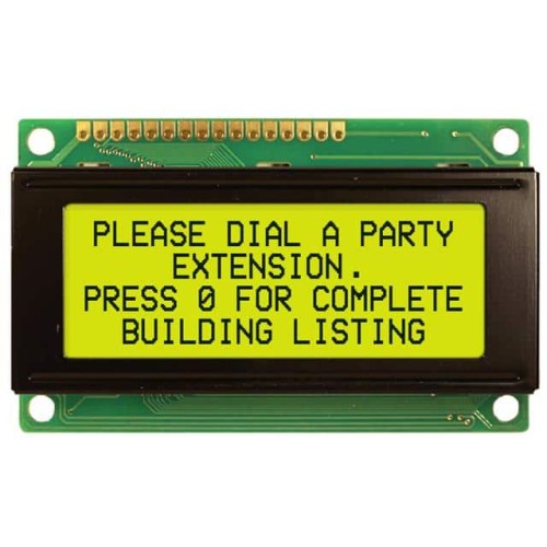 LCD MOD 80DIG 20X4 TRANS YLW/GRN