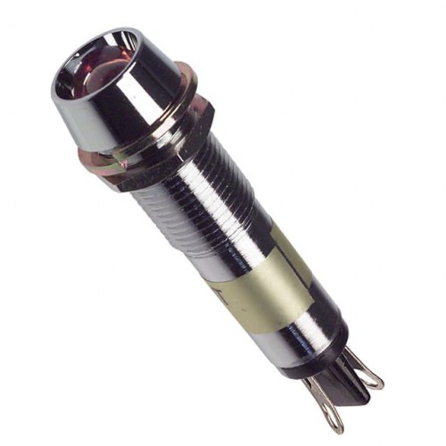LED PNL MT 9MM 24V CHROME YELLOW