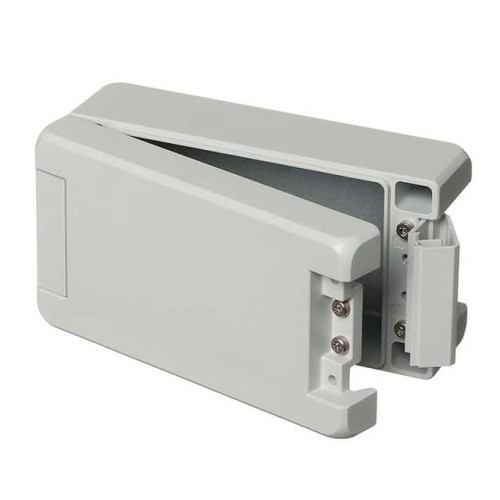 BOX ALUM GRAY 6.260"L X 3.386"W