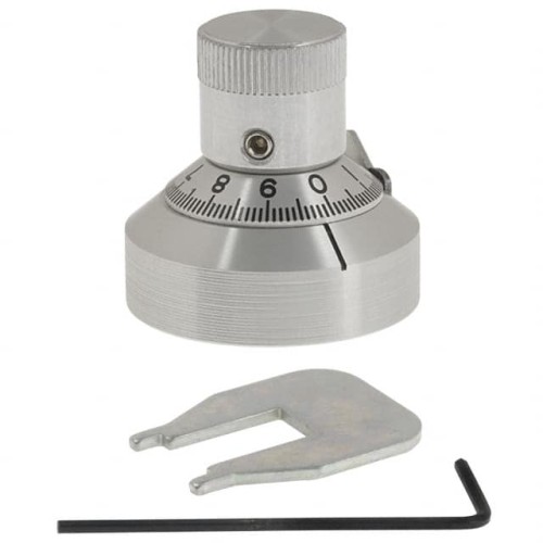 DIAL SCALE 1TURN CALIBRATED ALUM