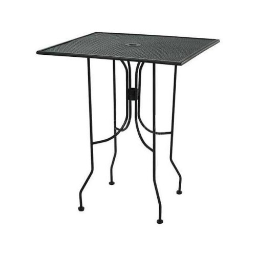 36" SQUARE BAR HEIGHT TABLE BLAC