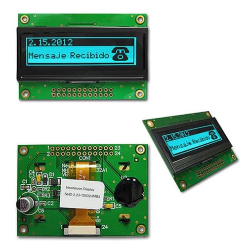 OLED GRAPH MULTIFONT BLUE 2.23
