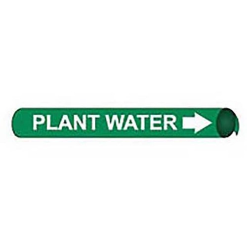 PIPE MARKER, PRECOILED AND STRAP