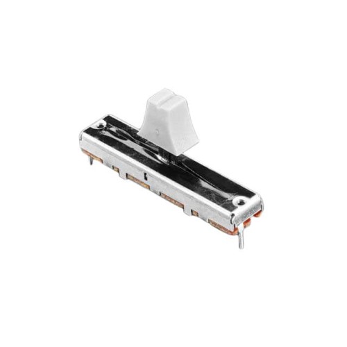 SLIDE POTENTIOMETER WITH PLASTIC