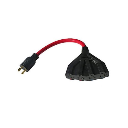 CORD 10 AWG 1.5' RED