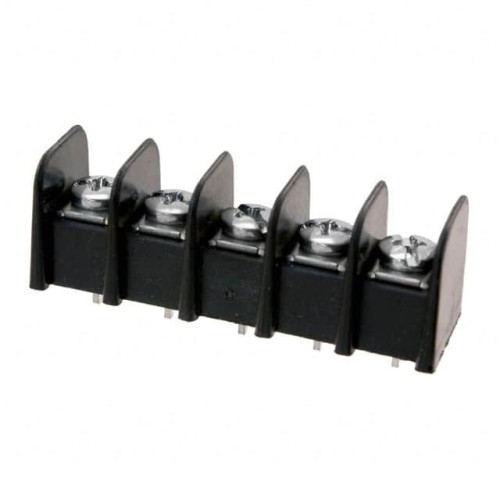 CONN BARRIER STRIP 5CIRC 0.375"