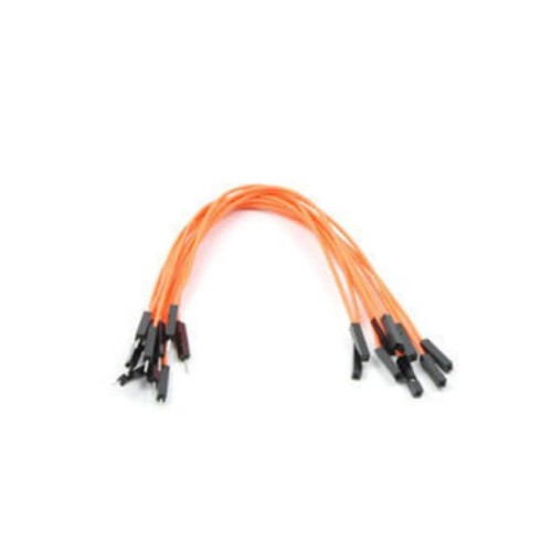 JMPR WIRE 10-PACK M-F 6" ORANGE