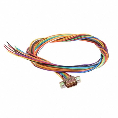 CABLE DSUB RCPT 15POS LEADS 36"