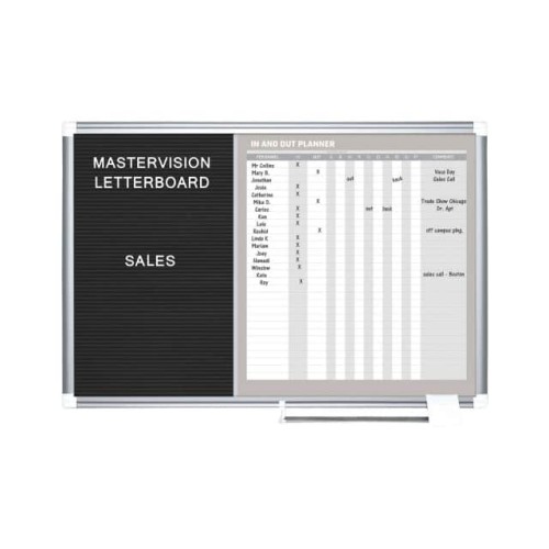 IN-OUT MAGNETIC DRY ERASE/LETTER