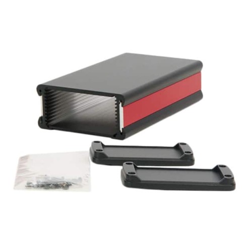 BOX ALUM BLACK 7.09"L X 4.17"W