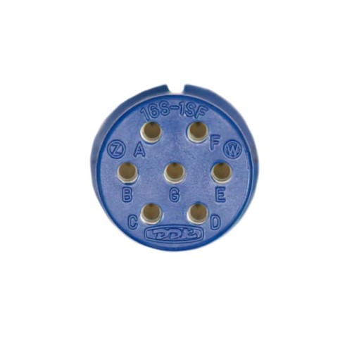 INSERT, SOCKETS, 7 POS, SOLDER C