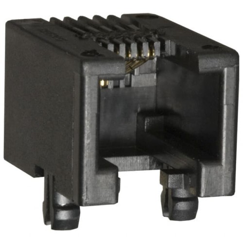 CONN MOD JACK 6P4C R/A UNSHLD