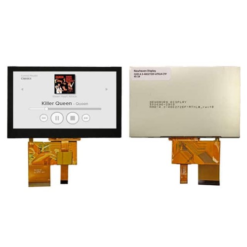 LCD TFT W/TOUCH 6 OCLK VIEW