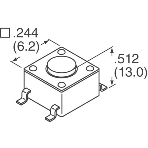 SWITCH TACTILE SPST-NO 0.05A 12V