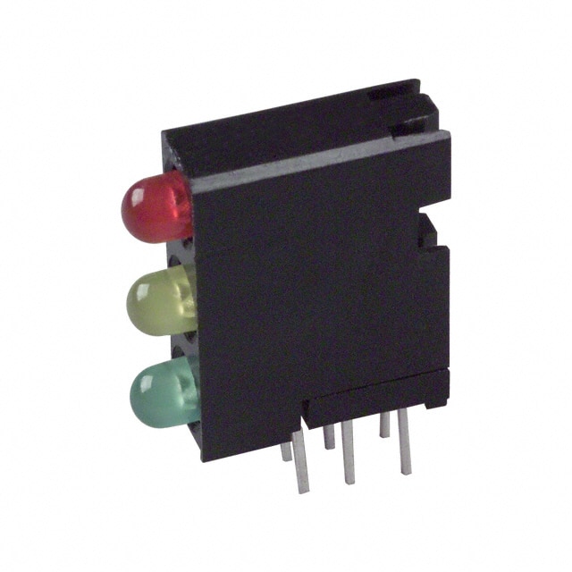 LED 3HI 3MM RED/YEL/GRN PC MNT