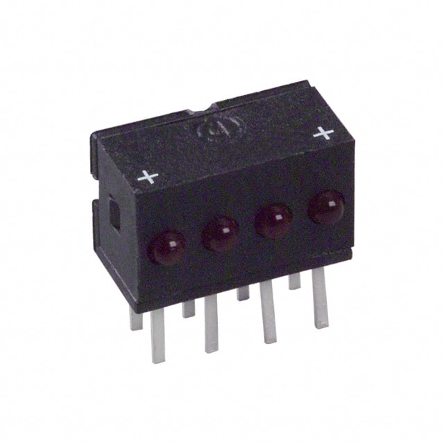 LED 2MM QUAD 5V RED