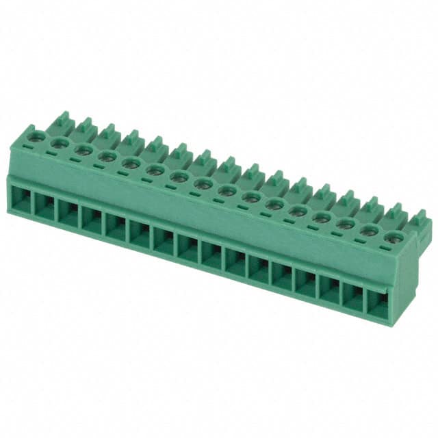 TERM BLOCK PLUG 16POS STR 3.81MM