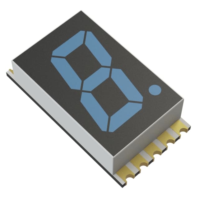 DISPLAY 7SEG 0.4" SGL BLUE 10SMD