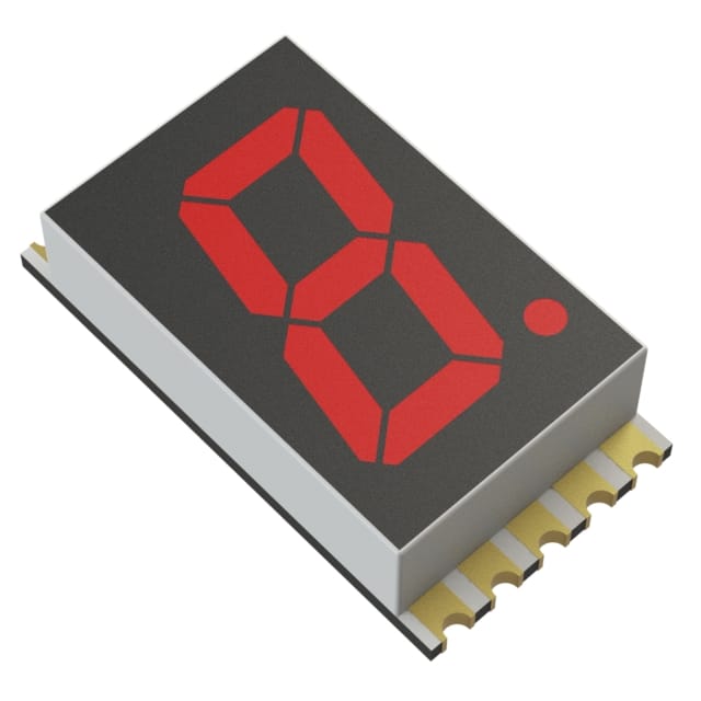 DISPLAY 7-SEG 0.4" SGL RED 10SMD