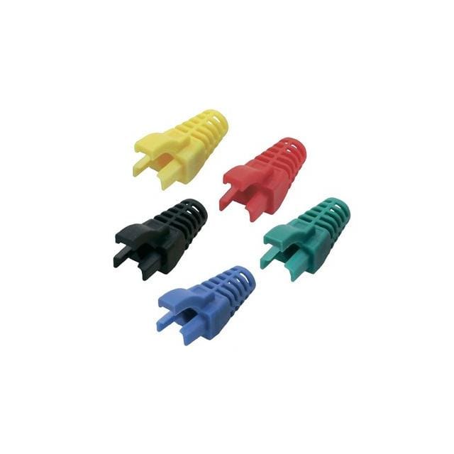 RJ45 STRAIN RELIEF INSERT RED PA