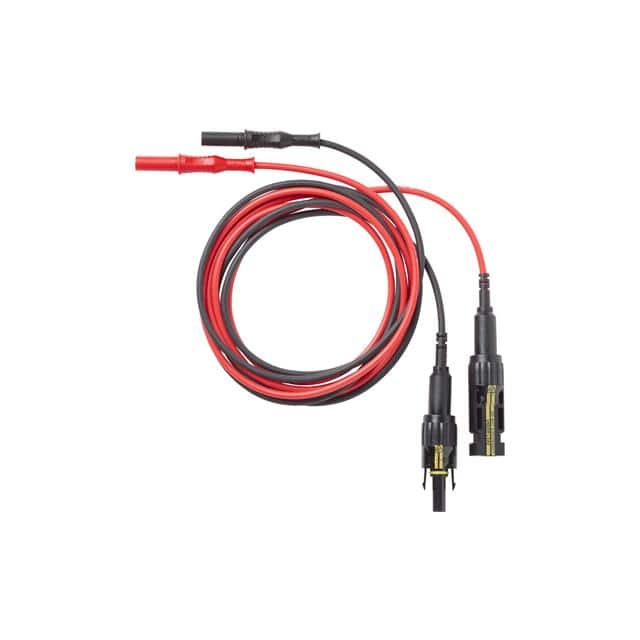 MC4 TO 4MM TEST LEAD SET, BLACK/